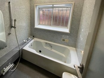 浴室　工事前後